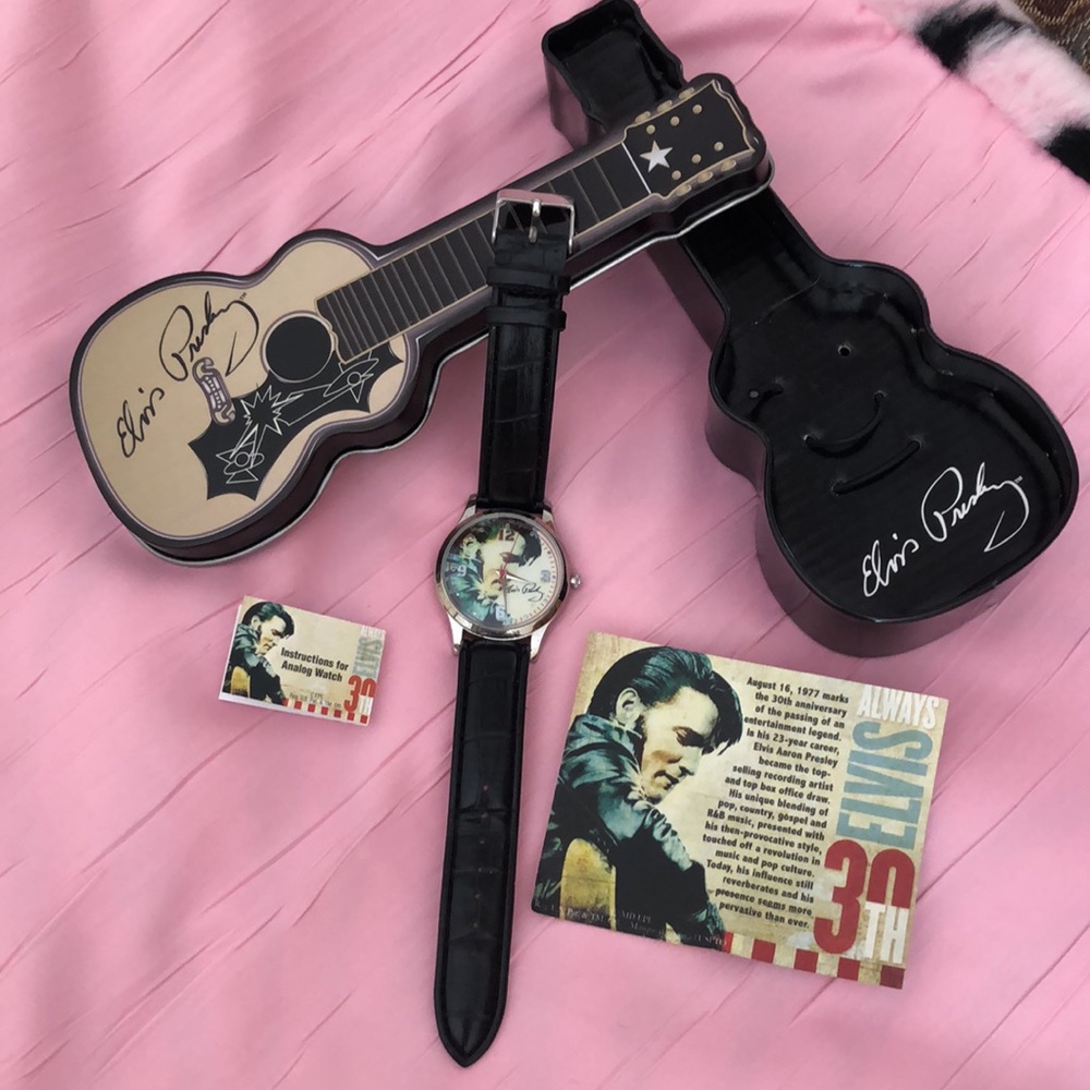 Elvis Presley 30yr anniversary collectors MZBerger Watch Co! adjustable! Unisex!